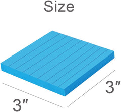 Sticky Notes 3 X 3 Inch - Self Stick Note 4 Color Pads, 100 Sheets Pad (Multicolor) Set Of 4