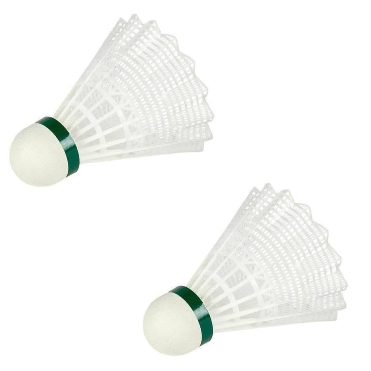 Dugraj White Plastic Shuttlecock For Both Professionals & Beginners | White , Pack Of 2
