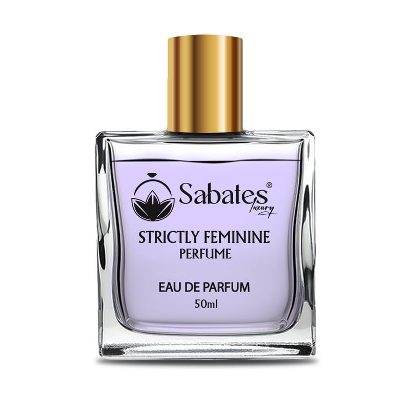 Sabates Strictly Feminine Eau De Parfum 50ml 1.6 Fl.oz. | Long Lasting Beachy Fragrance For Women