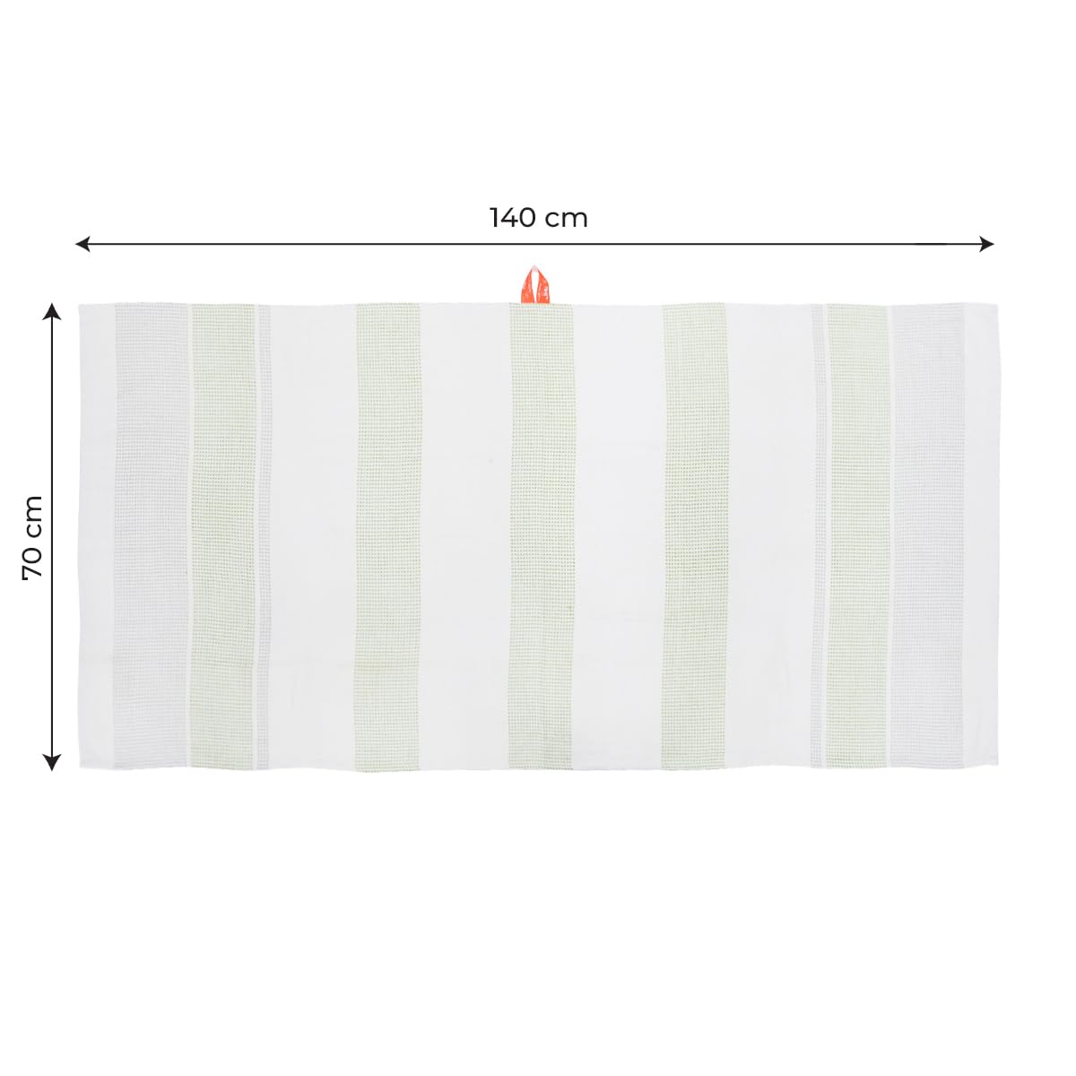 Thirsty Towel By Doctor Towels Bamboo Bath Towels 300 Gsm | Super Soft & High Absorbency Towel, Dobby Quick Dry Bath Towel (Sandy Meadow)