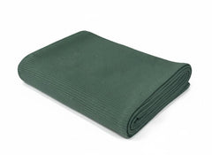 Go Green Organics Gots Certified Waffle Bath Towel 600 Gsm | Super Absorbant & Quick Dry, No Softeners, Environment Friendly Bath Towel (Forest Green)