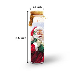 SANTA WITH BAG CHRISTMAS CHURCH JAR CANDLE | PERFECT FOR CHRISTMAS DAY SPECIAL