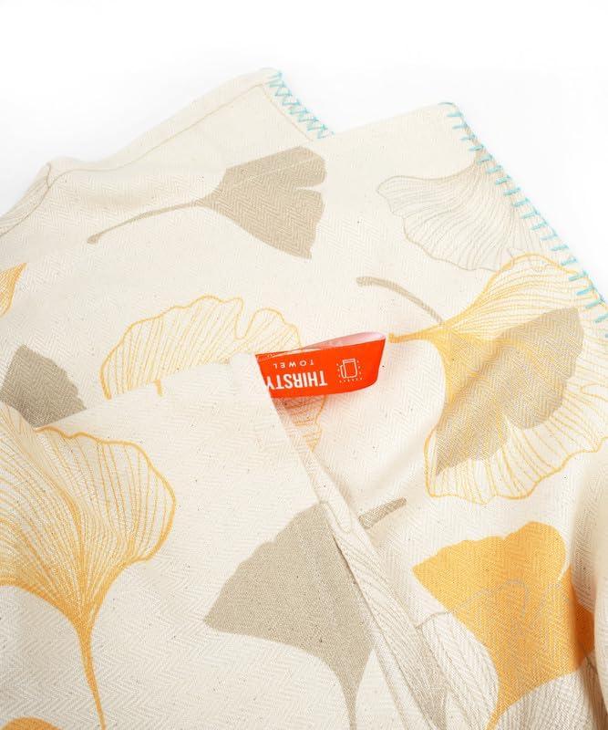 Thirsty Towel By Doctor Towels Bamboo Bath Towels 460 Gsm | Super Soft & High Absorbency Towel, Quick Dry Towel (Gingko Garden)