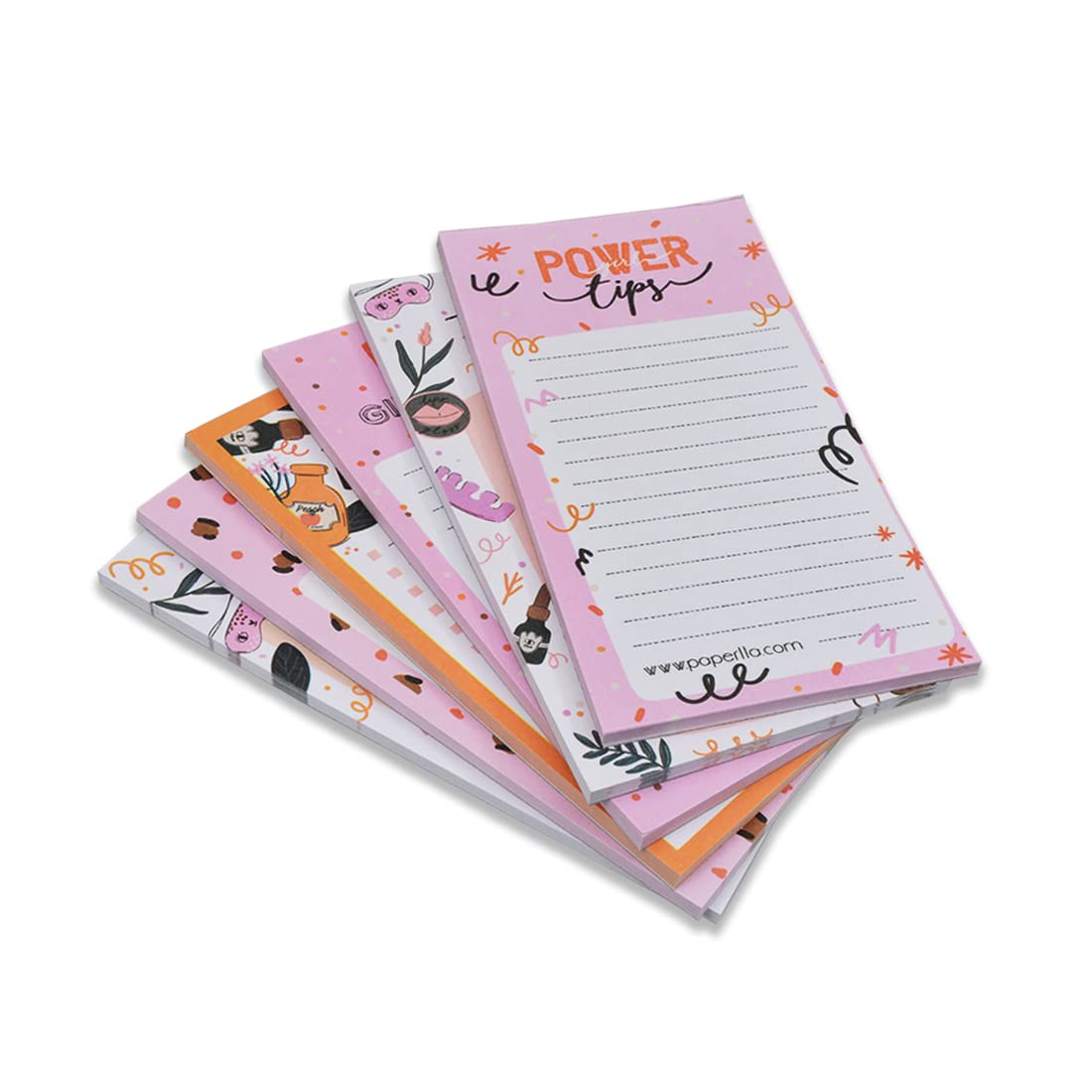 To Do List, Memo Notepad, Writing Pad Gift Pack For Daily Bucket List Planner | Set Of 6