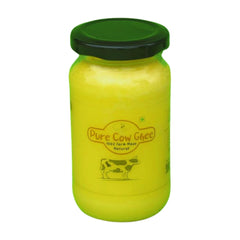 100% Natural Pure Cow Ghee By Cultiway Organics | Delicious & Nutrients Protein Fiber Healthy Desi Ghee Good For Desserts | 350ml (175ml * 2) 11.8 Ounce | Jar Pack
