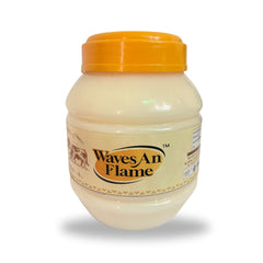 Organic Natural Desi Danedar Ghee By Waves An Flame | Traditional Churned Method Natural & Healthy Pure Desi Ghee | (1 Litr) 33.8 Ounce | Jar Pack
