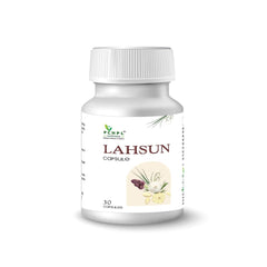 Pchpl Wellness Lahsun Capsules, Immune Support & Heart Health Supplement, Manage Blood Pressure, Cholesterol & Lowers Plasma Lipid Levels | 30 Pure Garlic Capsules 50gm 0.1lbs