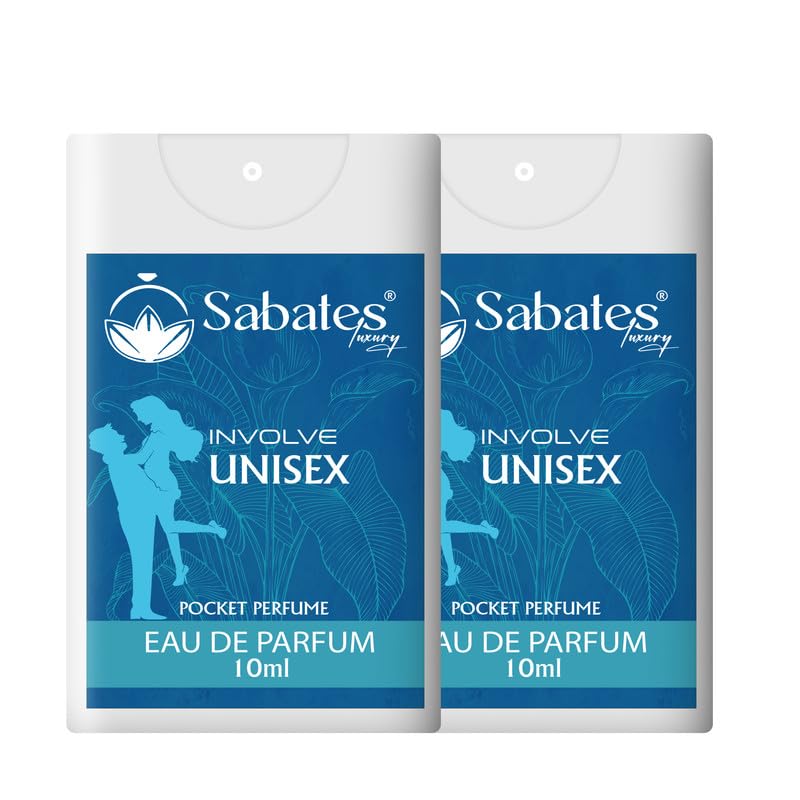 Sabates Involve Eau De Parfum Each 10ml 0.3 Fl.oz. Combo Of 2 | Fine Fragrances In Travel Size