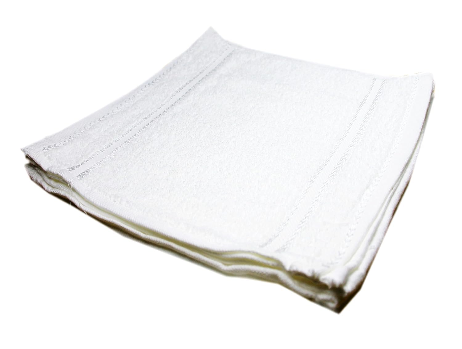 Space Fly Cotton Face Towels 450 Gsm | Soft & Absorbent Face Napkins For Daily Use | Multipurpose Small Towel | Set Of 3 (White)