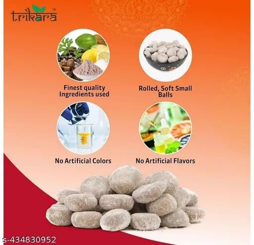Trikara Hingwadi Modak Pachak Hing Peda 500gm, (100gm *5) | Jar Pack