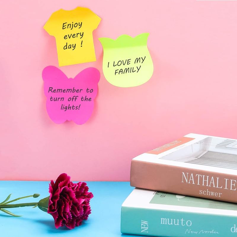 Sticky Notes, Sticky, Sticky Pad, Sticky Notes Cute, Stick Notes For Study - Pack Of 3