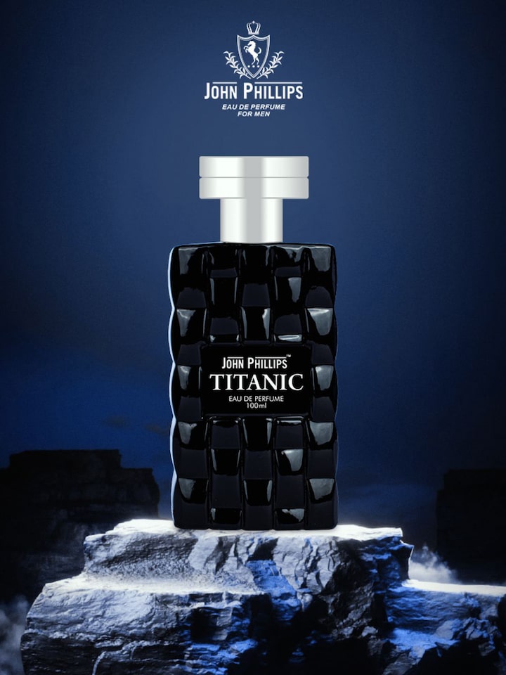 John Phillips Wild Craft & Titanic 100ml 3.4 Fl.oz. Each Pack Of 2 | Long Lasting Fresh Fragrance For Men