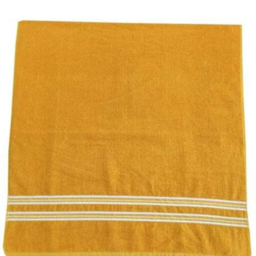 Dream Shades Cotton Soft Bath Towel 500 Gsm | Ultra Soft, Absorbent & Quick Dry Towel For Bath, Beach, Pool, Travel & Spa Bath Towel (Yellow)