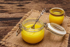 Natural Premium Gir Cow Ghee By Adivine | Traditional Bilona Method Healthy Grassfed Desi Cow Ghee Good For Enhances Eyesight | (500ml) 16.9 Ounce | Jar Pack