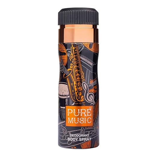 Oscar Pure Music Long Lasting, Premium And Skin Friendly Deodorant Spray Perfume For Unisex, 200ml 6.7 Fl.oz.