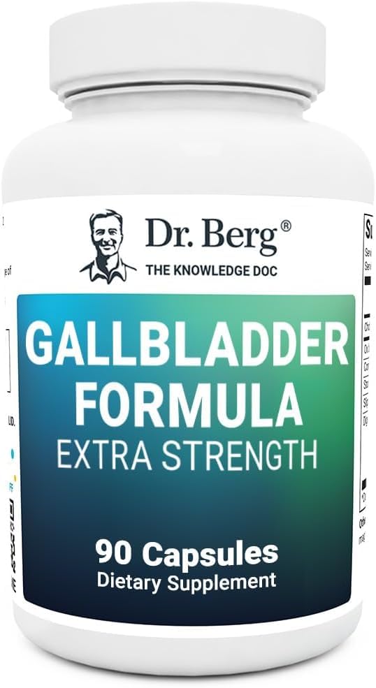 Bio Schwartz Gallbladder Formula Extra Strength - Made W/ Purified Bile Salts & Ox Bile Digestive Enzymes - Includes Carefully Selected Digestive Herbs | 90 Capsules, 150gm 0.3lbs