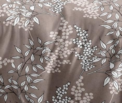 Printed Super King Size Double Bedsheet With Two Pillow Covers - 108 X 108 Inches, Brown | Smooth To Touch, Breathable & Long Lasting - Ideal For Everyday Comfort