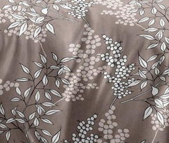 Printed Super King Size Double Bedsheet With Two Pillow Covers - 108 X 108 Inches, Brown | Smooth To Touch, Breathable & Long Lasting - Ideal For Everyday Comfort