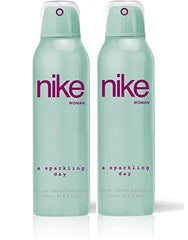 Nike A Sparkling Eau De Toilette Long Lasting Deodorants 400ml 13.5 Fl.oz. Pack Of 2 | Perfect Aniverssary Gift For Wife