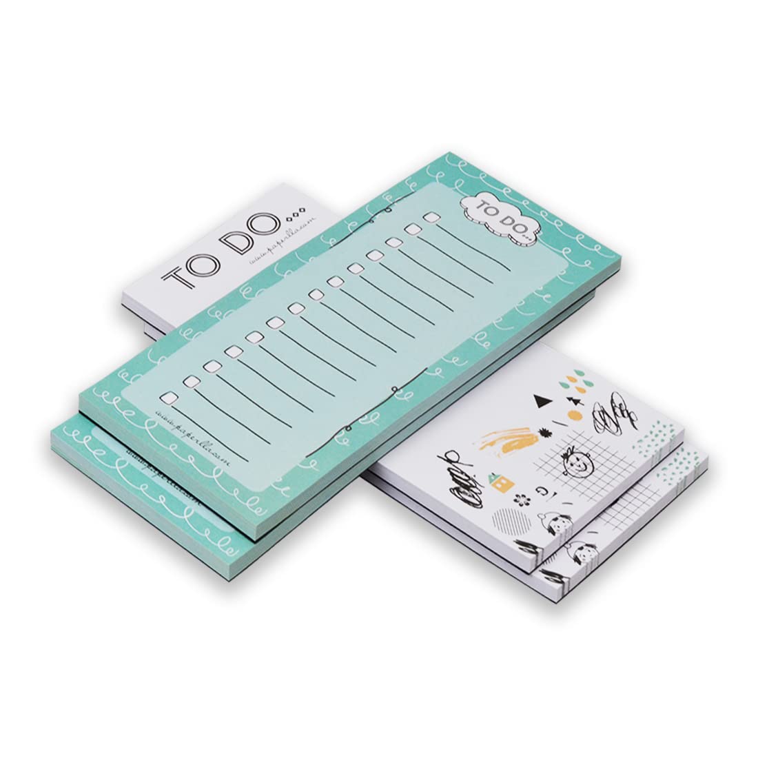 Notepad Weekly To Do List With Daily, Agenda, Student, Work Planner & Checklist Pad | Set Of 4