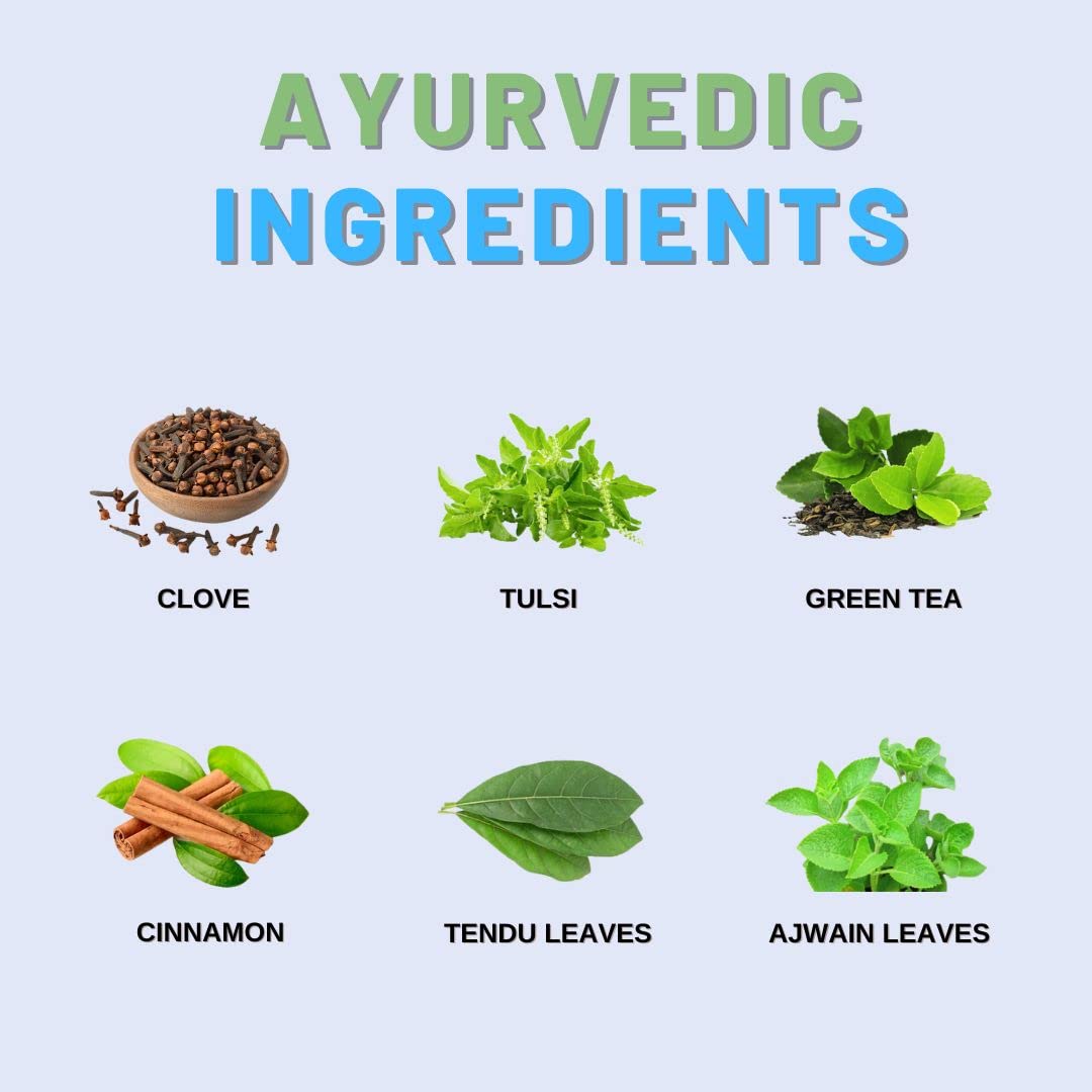 Herbal Cigarette Smokes - Nicotine Free & Tobacco Free Alternative Made Using 100% Ayurvedic Herbs Cigarette 1 Pack Of 25 Sticks