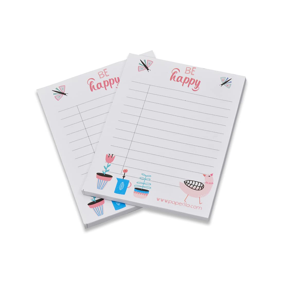 To Do List Planner | 50 Undated Tear-Off Sheets, For Daily Tasks, Appointments | Set Of 4 Pads
