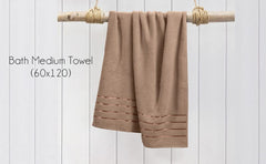 Spread Spain 100% Cotton Hand Towel 600 Gsm | Soft, Fluffy, Super Absorbent & Quick Dry Towels For Pool, Spa & Gym (Brown)