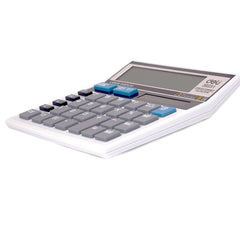 Deli W39231n 12d Gt Calculator For Office | 3 Years Warranty | With Step Check & Correct Function - White