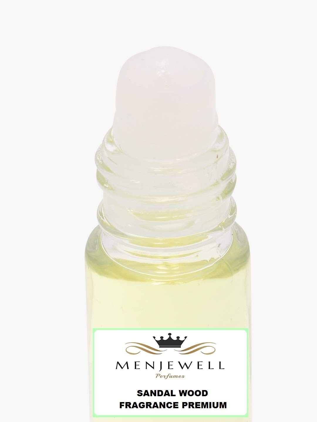 Menjewell Sandal Wood Eau De Perfume Attar 9ml 0.3 Fl.oz. Unisex Fragrance | Long Lasting | Alcohol Free