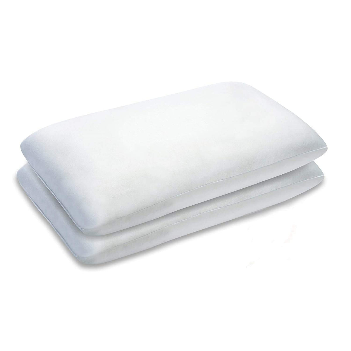 Memory Foam Small Rectangle Cushion Pillow, For Car, Sofa, Diwan, Bed, Chair & Couch - 12 X18 Inch | Premium Decorative Cushion For Sofa | Throw Pillow For Back Support - Pack Of 2