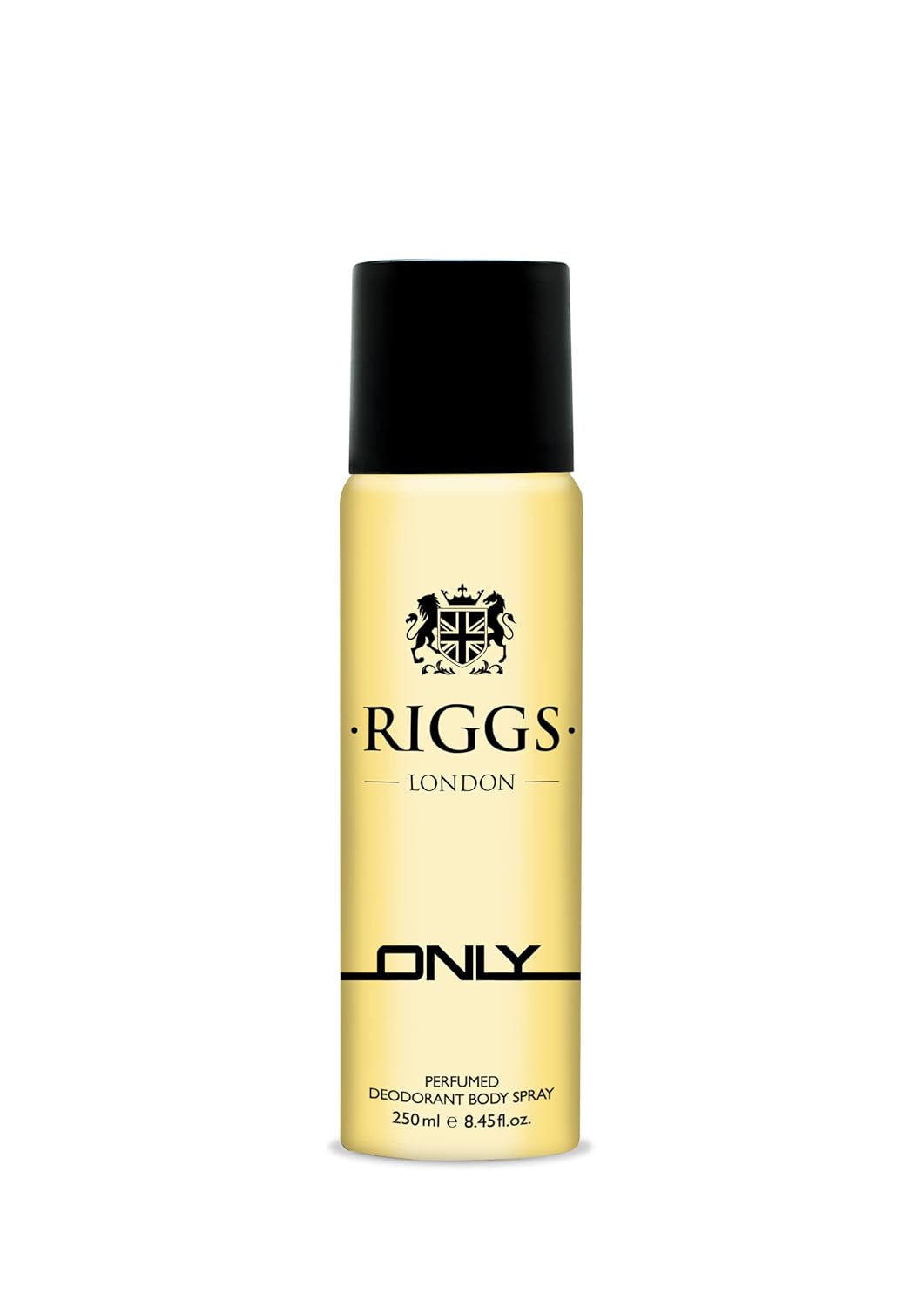 Riggs London Only Perfumed Deodorant Body Spray 250ml 8.4 Fl.oz. Unisex Fragrance | Long Lasting