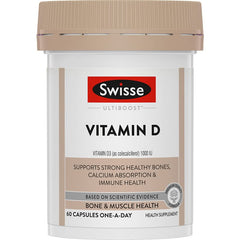 Swisse Vitamin D - 100% Rda Of Vitamin D3 High Absorption Vitamin D3 For Healthy Bones, Immunity & Strong Muscles | 90 Tablets , 150gm 0.3lbs
