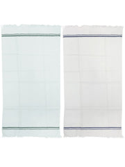 Athom Trendz Living Eco Saviour Premium Cotton Bath Towel 400 Gsm | Ultra Soft Super Absorbent Eco-Friendly Pearl White Bath Towels | Machine Washable- Pack Of 2