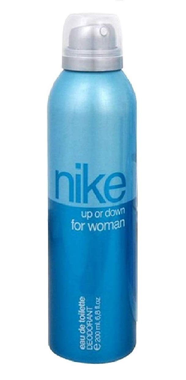 Nike Up Or Down Of Eau De Toilette Deodorant 200ml 6.7 Fl.oz. & Eau De Toilette Natural Body Spray Perfume 75ml 2.5 Fl.oz. | Perfect Gift For Wife