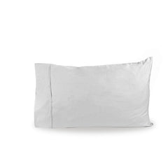 Cotton Percale Fitted Sheet For Single Bed Size With 1 Pillow Cover - 36 X 78 Inches, White | Natural Breathability For Comfortable Bedding