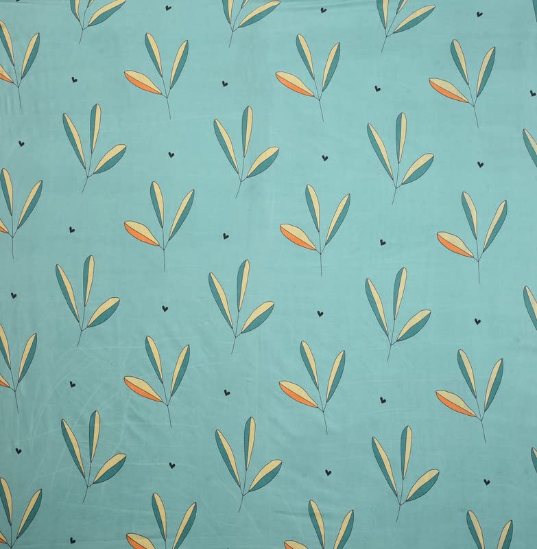 1 Single Bedsheets With 1 King Size Pillow Covers | Size - 60 X 90 Inches, Sea Green - Ideal For House, Bedroom, Guest Room, Vacation Home