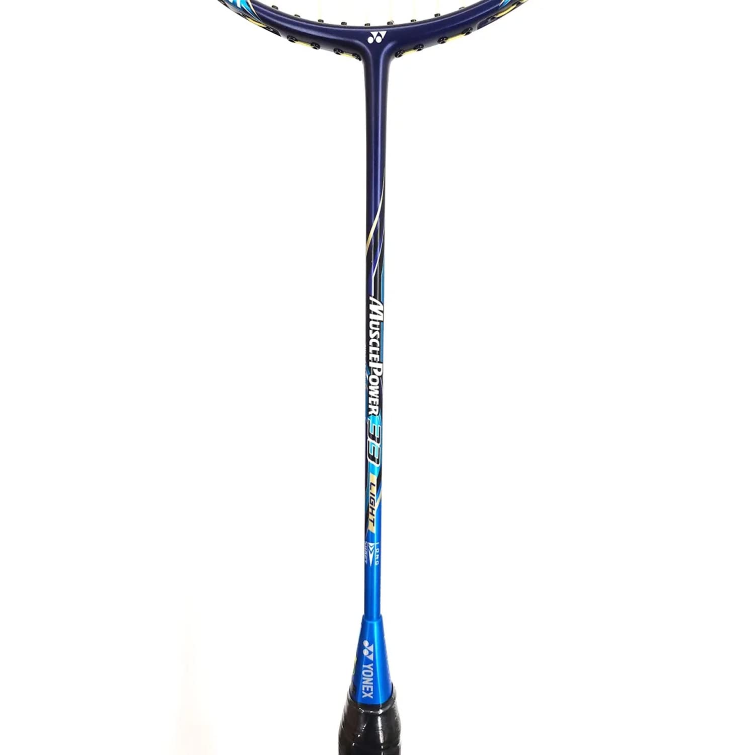 Yonex MUSCLE POWER 33 LIGHT, 23 - 24 Model Graphite Strung Badminton Racquet, Colour - Blue, Grip Size - 3 5/8 inches