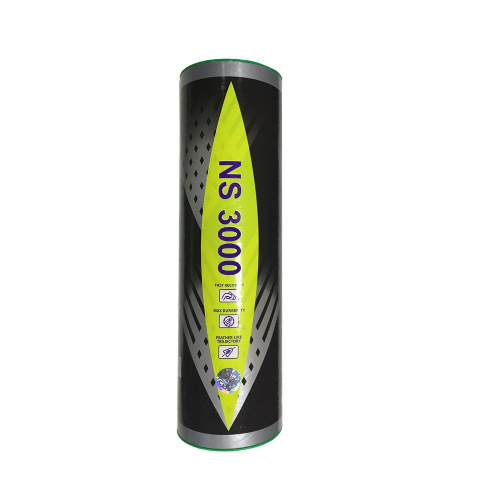 Victor NS - 3000 Nylon Badminton Shuttlecock , Green | Head Material - Full Cork