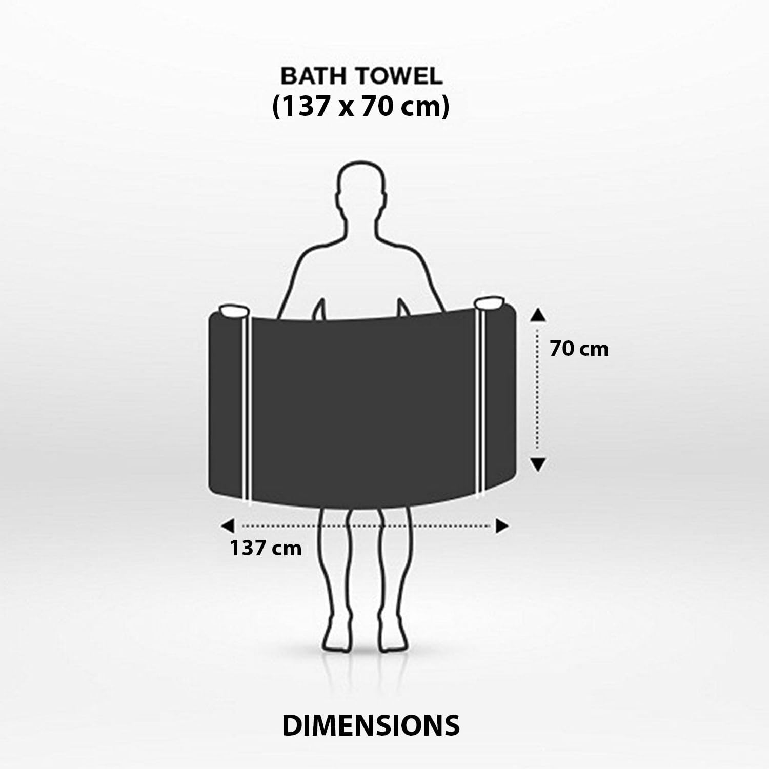 Luxe Home Cotton Bath Towel 450 Gsm | Quick Dry Large Size Bathroom Towels For Men & Women, Home, Kitchen, Gym, Spa (Wine)