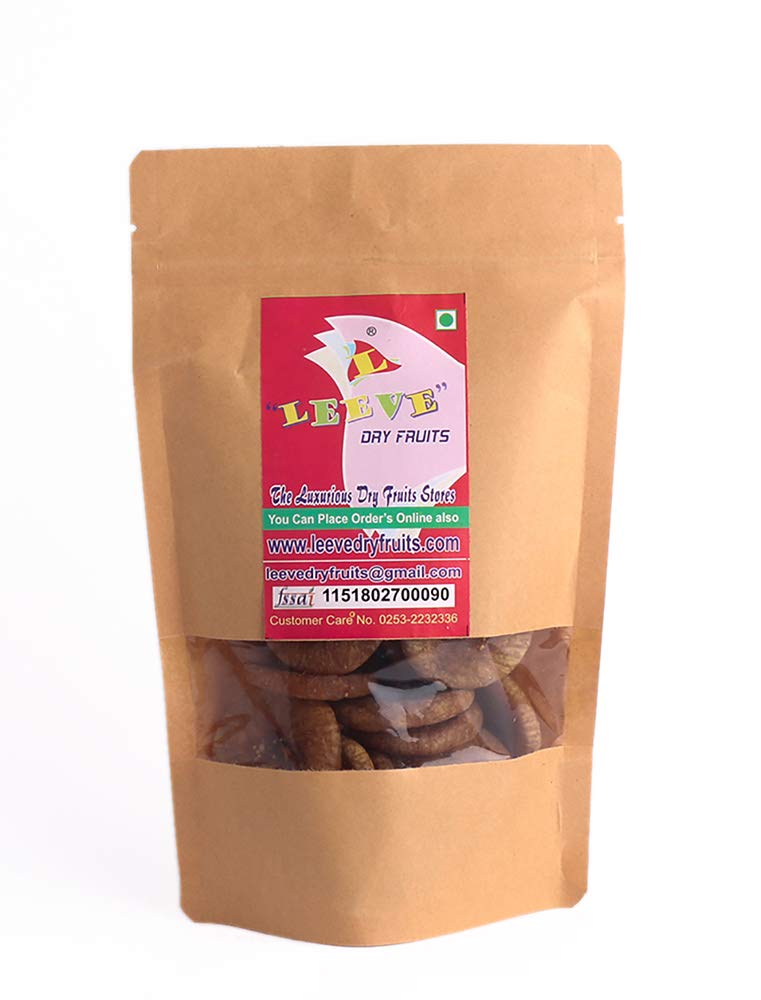 100% Natural Dried Fresh Afghani Anjeer By Leeve Dry Fruits 400gm, | Rich Source Of Fibre Calcium & Iron | Low In Calories Fat Free | Non-gmo Dried Figs | 14.1 Ounce