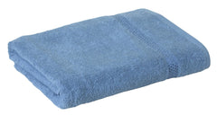 Fash Home International Quick Dry Star Border Bath Towel 500 Gsm | Soft & Absorbent Solid Bath Towel Lightweight & Skin-Friendly Towel For Everyday Use (1 Pcs) - Deep Blue
