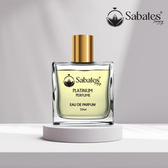 Sabates Platinum Eau De Parfum 50ml 1.6 Fl.oz. | Long Lasting , Intense , Oriental Fragrance For Unisex