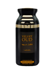 Lattafa Velvet Oud Concentrated Perfumed Spray 250ml 8.4 Fl.oz. Extra Long Lasting | For Men & Women