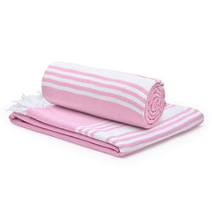 The Better Home Cotton Large Size Bath Towel 600 Gsm | Soft Towel For Men Women Anti-Odour High Absorbency Quick Dry Towel (Pink) - 2 Pcs