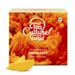Tea Culture Of The World Mango Love Green Tea - 16 Tea Bags | Made With 100% Whole Leaf & Natural Flavors, Brew Hot Or Cold - Medium Caffeine