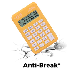 Bambalio Bl-150 Pocket 8 Digits-large LC Display Size Electronic Calculator 3 Years Warranty. (Yellow) | Anti Break Technology, Scratch LCD Screen For A Longer Life