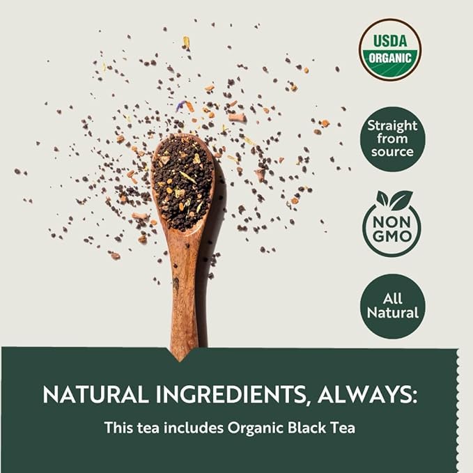 Luxmi Estates English Breakfast Black Tea Blend - 250gm Tin, 8.8 Ounce | USDA Organic Certified Tea - Darjeeling & Assam Tea | Smooth, Flavorful, Robust, Caffeinated Black Tea