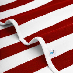 Towel Wala Striped Soft Turkish Cotton Large Bath Towel 450 Gsm | For Men & Women, Hotel Pool Towel (Pack Of 4)