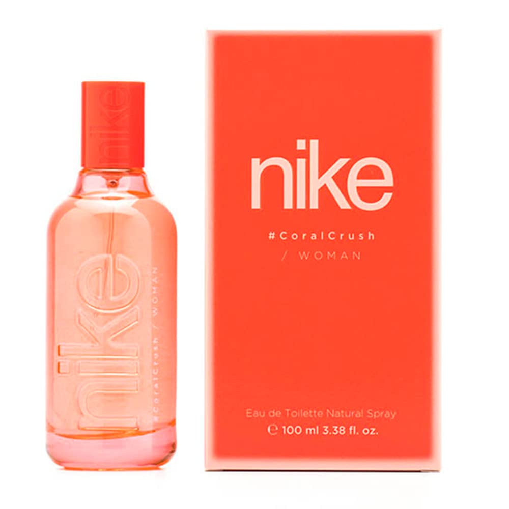 Nike Coral Crush Eau De Toilette Long Lasting Perfume 100ml 3.4 Fl.oz. | Perfect Gift For Wife