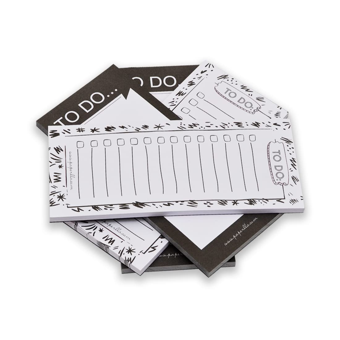 Daily Planner Notepad - Tear-Off Daily Planning Pad, Organizer With To Do Lists | Set Of 4